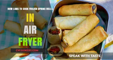 Crispy Spring Rolls: Air Fryer Cooking Time Guide