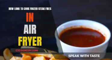 Air Fryer Steak Fries: Cooking Time for Frozen Treats