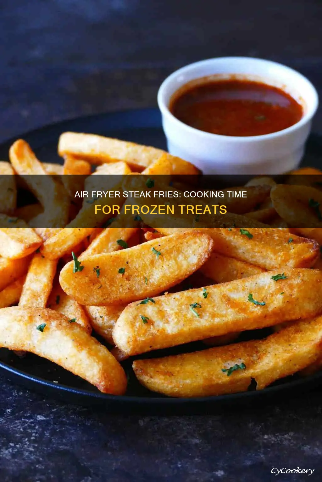 how long to cook frozen steak fires in air fryer