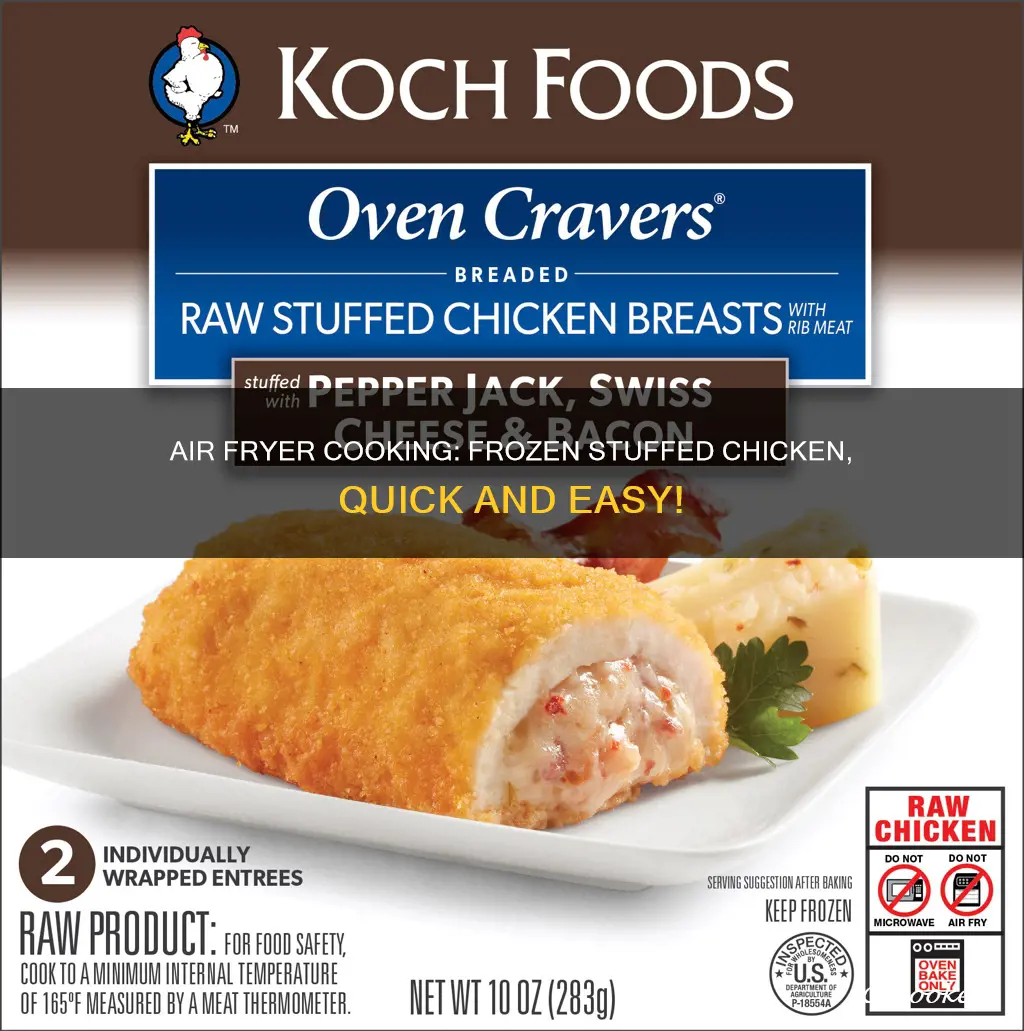 how long to cook frozen stuffed chicken in air fryer