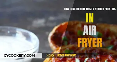 Air Fryer Cooking: Frozen Stuffed Potatoes, Quick and Easy!