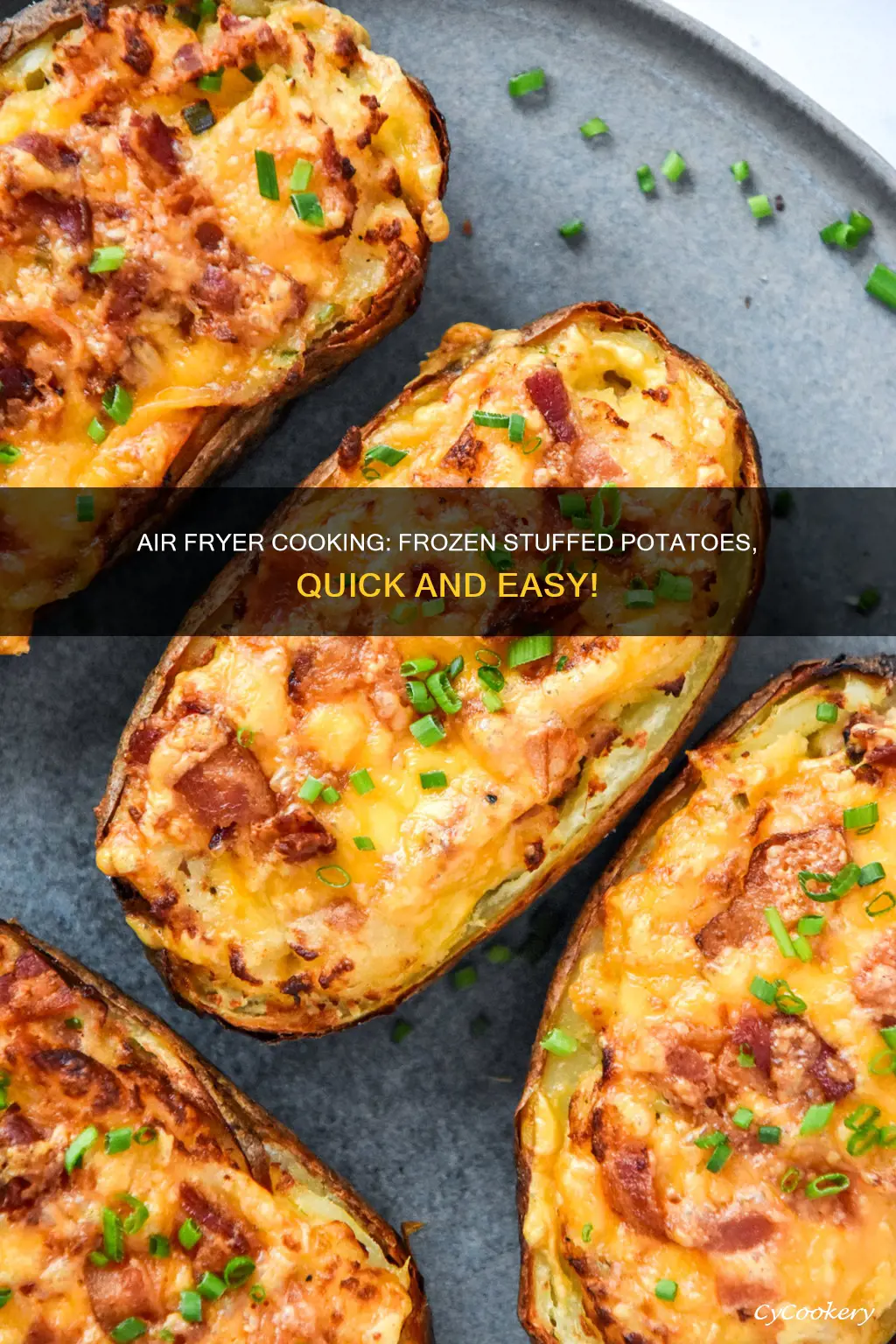 how long to cook frozen stuffed potatoes in air fryer