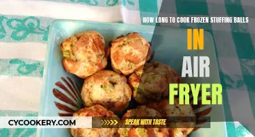 Perfectly Crispy Stuffing Balls: Air Fryer Cooking Time Guide