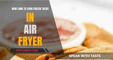 Crispy Tacos: Air Fryer Cooking Time for Frozen Tacos