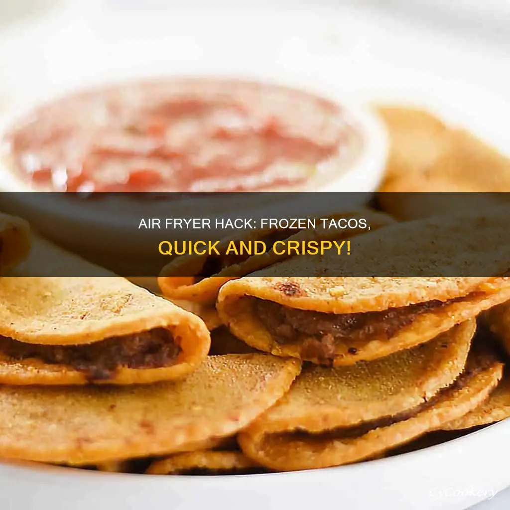 how long to cook frozen tacos in air fryer