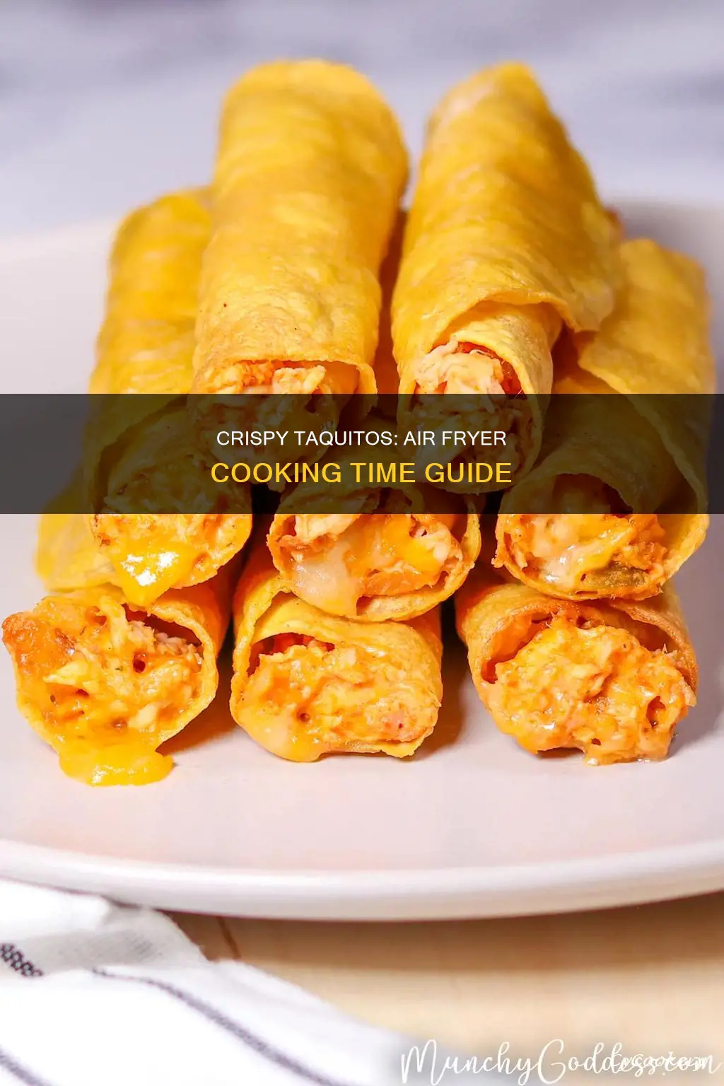 how long to cook frozen taquitos in the air fryer