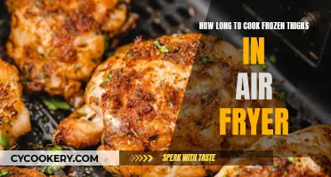 Perfectly Cooked Frozen Thighs: Air Fryer Time Guide