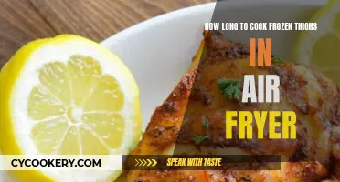 Air Fryer Cooking: Frozen Thighs, Perfectly Cooked