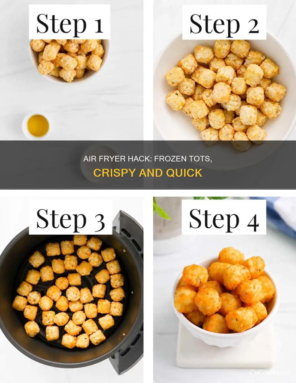 how long to cook frozen tots in air fryer