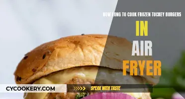 Air-Fryer Turkey Burgers: Frozen to Cooked in Minutes