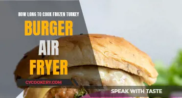 Perfectly Cooked: Air Fryer Frozen Turkey Burgers in 20 Minutes