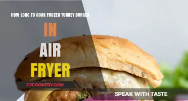 Perfectly Cooked: Air Fryer Frozen Turkey Burger Time