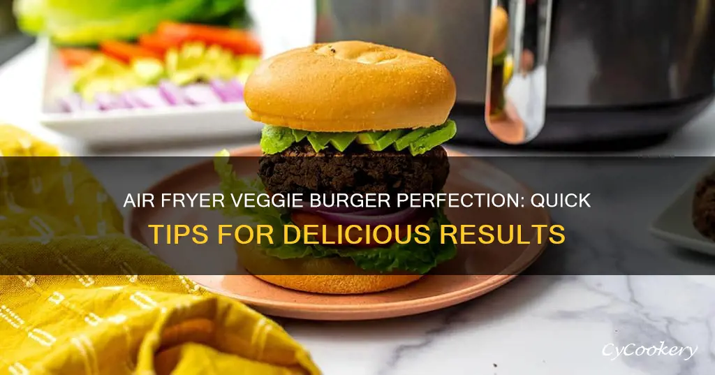 how long to cook frozen veggie burger in air fryer