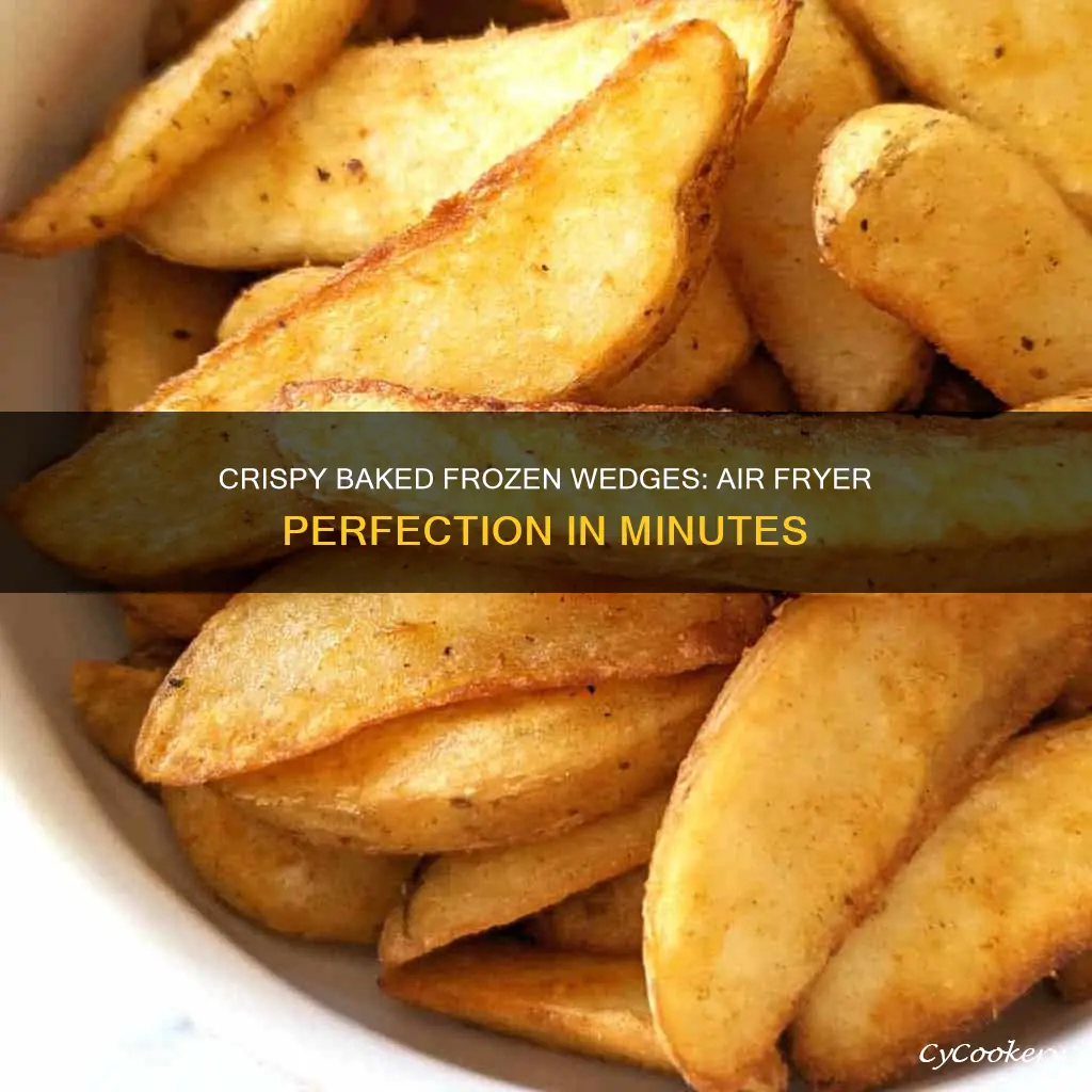 how long to cook frozen wedges in air fryer