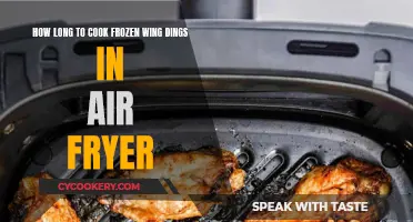 Crispy, Golden Wing Dings: Air Fryer Cooking Time Guide