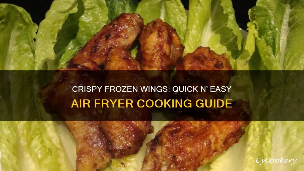 how long to cook frozen wings in nuwave air fryer