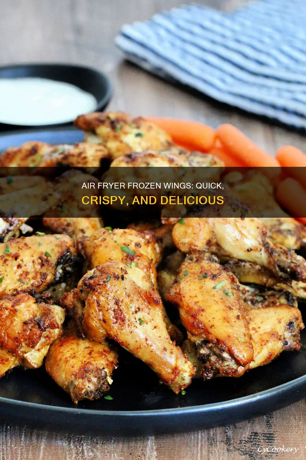 how long to cook frozen wings in nuwave air fryer