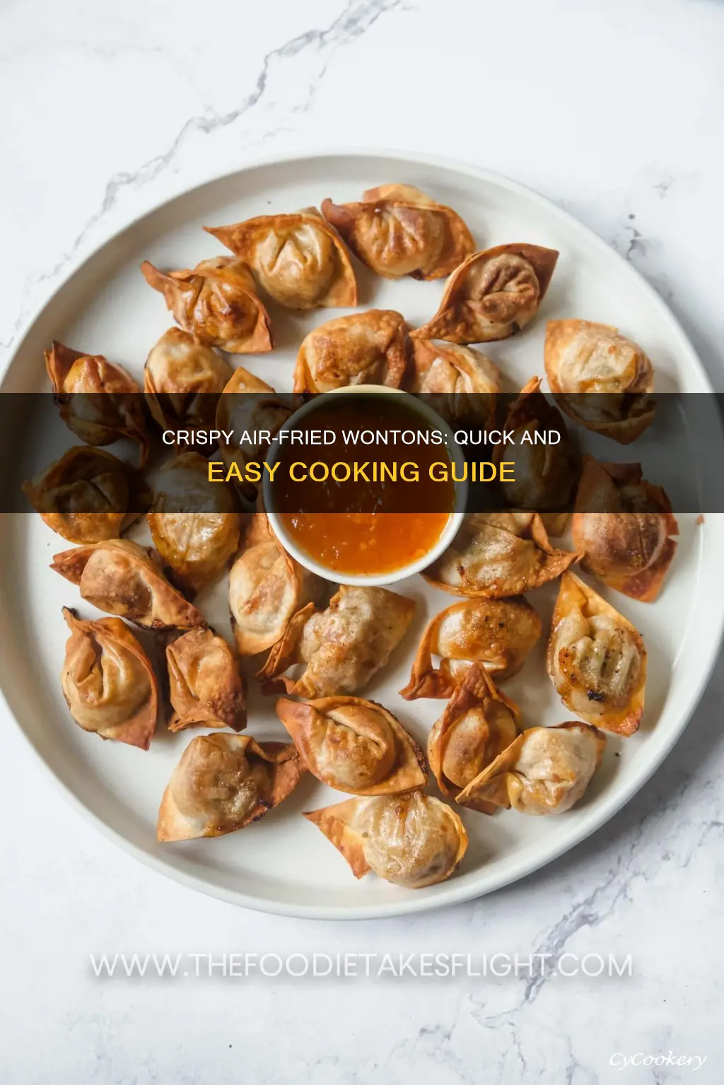 how long to cook frozen wontons in air fryer