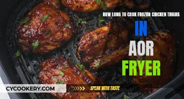 Air Fryer Frozen Chicken Thighs: How Long to Cook?