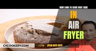 Air Fryer Fruit Cake: Perfect Baking Time for Delicious Treats