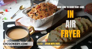Air-Fried Fruit Cake: Perfect Timing for Moist Cake