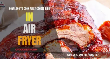 Perfectly Crispy Ribs: Air Fryer Cooking Time for Fully Cooked Ribs