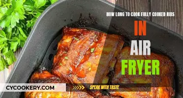 Air Fryer Ribs: How Long to Cook Pre-Cooked Ribs?