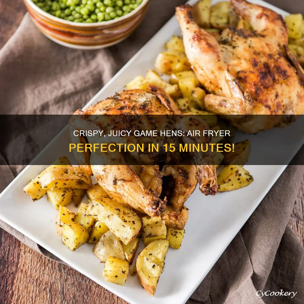 how long to cook game hen in air fryer