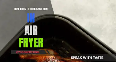 Air Frying Game Hens: Quick, Easy, and Delicious
