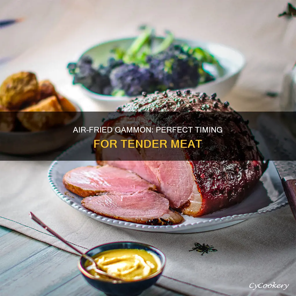 how long to cook gammon in air fryer