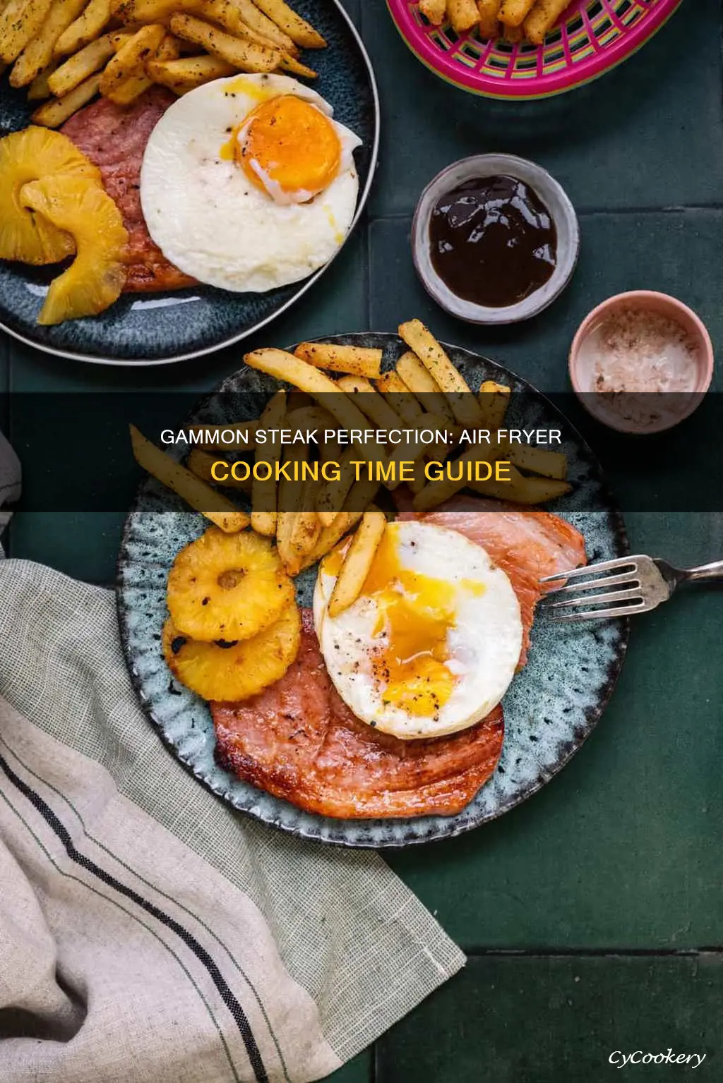 how long to cook gammon steaks in air fryer uk