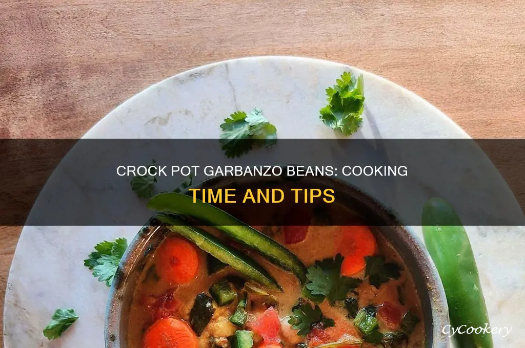 how long to cook garbanzo beans in a crock pot