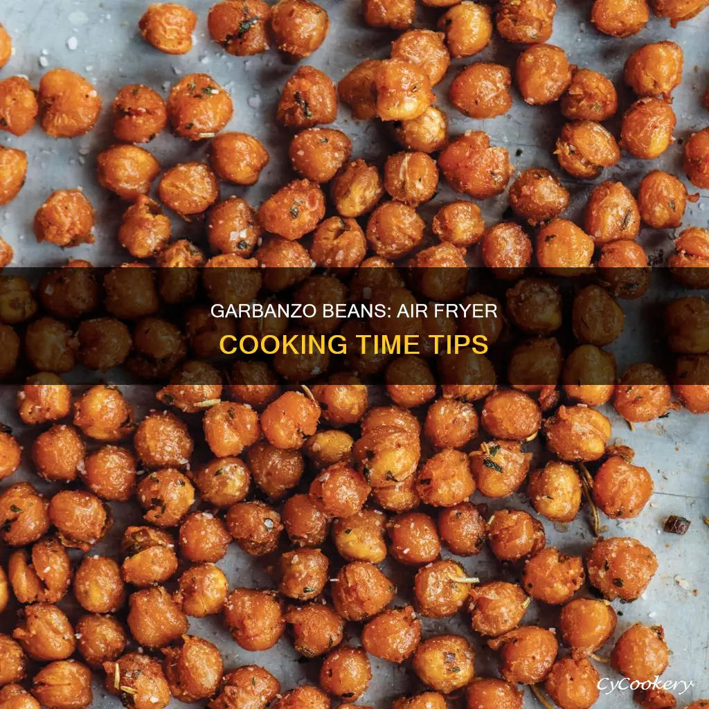 how long to cook garbanzo beans in air fryer