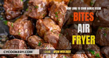 Garlic Steak Bites: Air Fryer Perfection in 15 Minutes