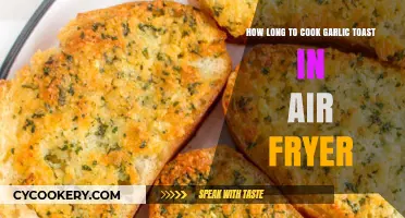 Crispy Garlic Toast: Air Fryer Perfection in 5 Minutes