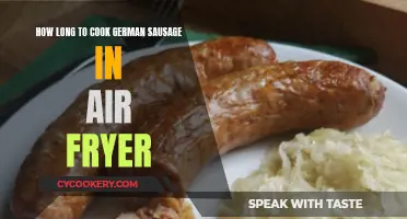 Crispy German Sausage: Air Fryer Time & Temp Guide