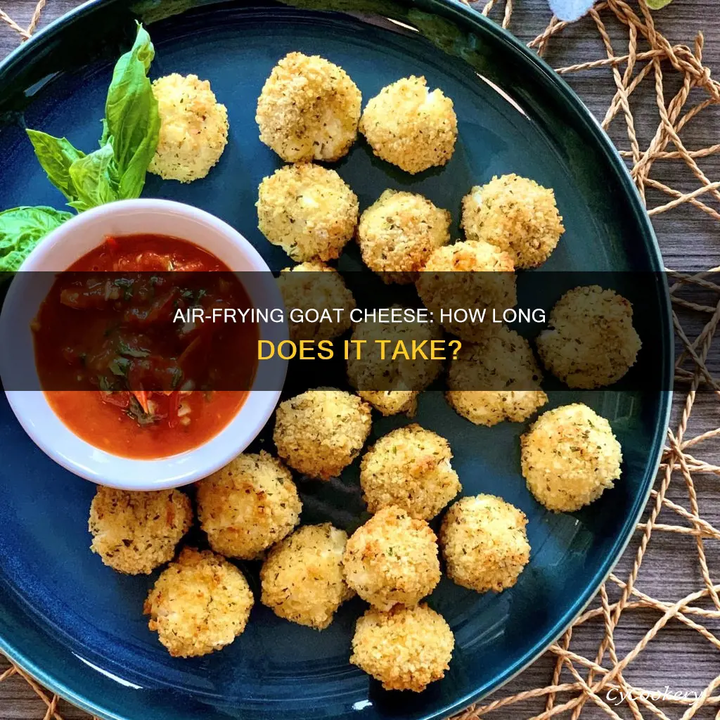 how long to cook goats cheese in air fryer