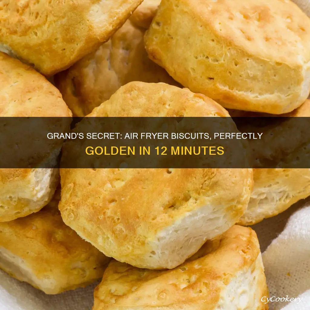 how long to cook grands biscuits in an air fryer