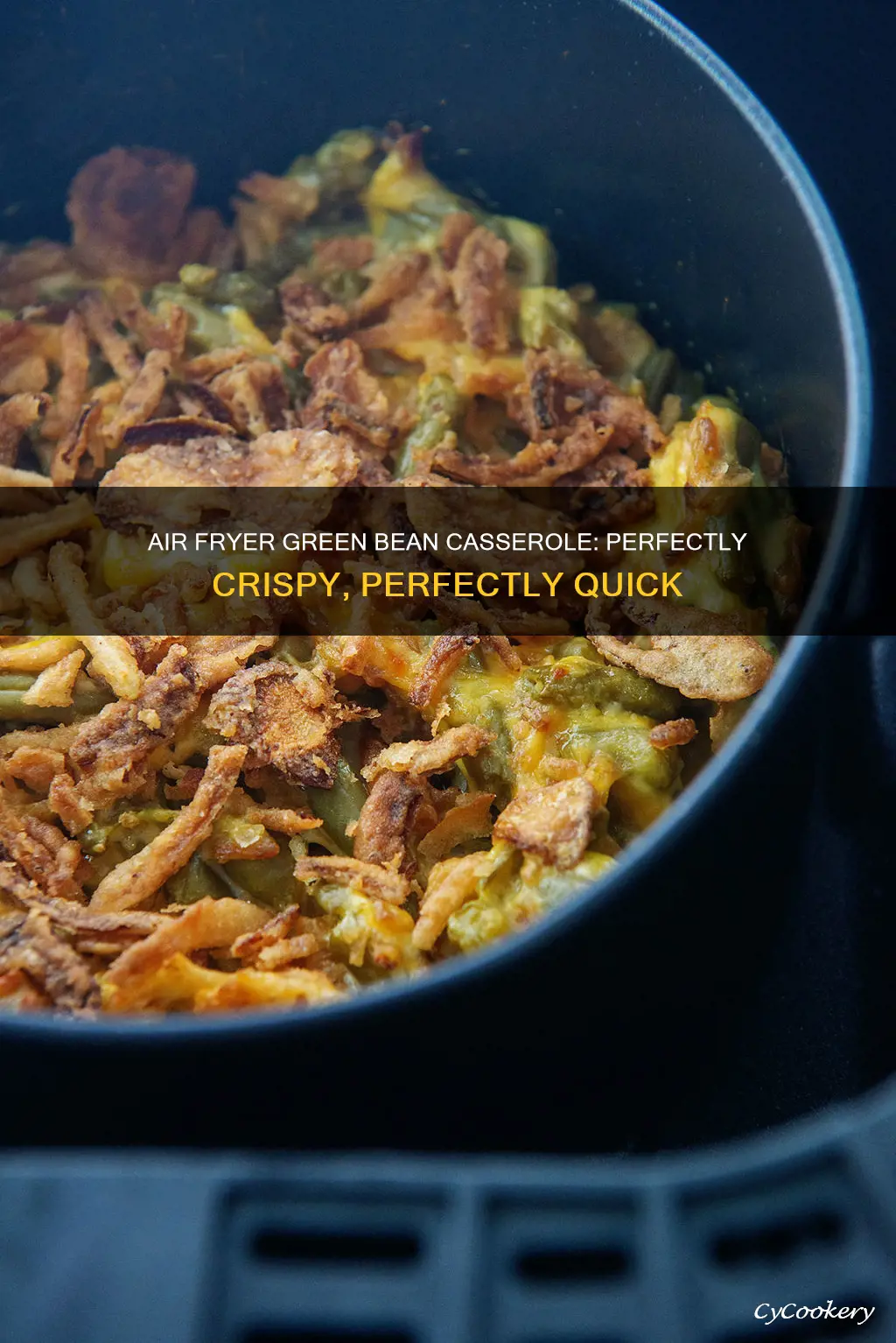 how long to cook green bean casserole in air fryer