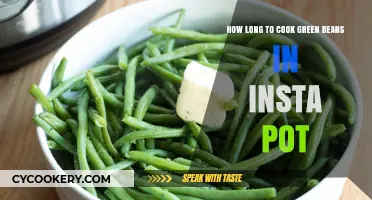 Insta Pot Green Beans: Cooking Time and Tips