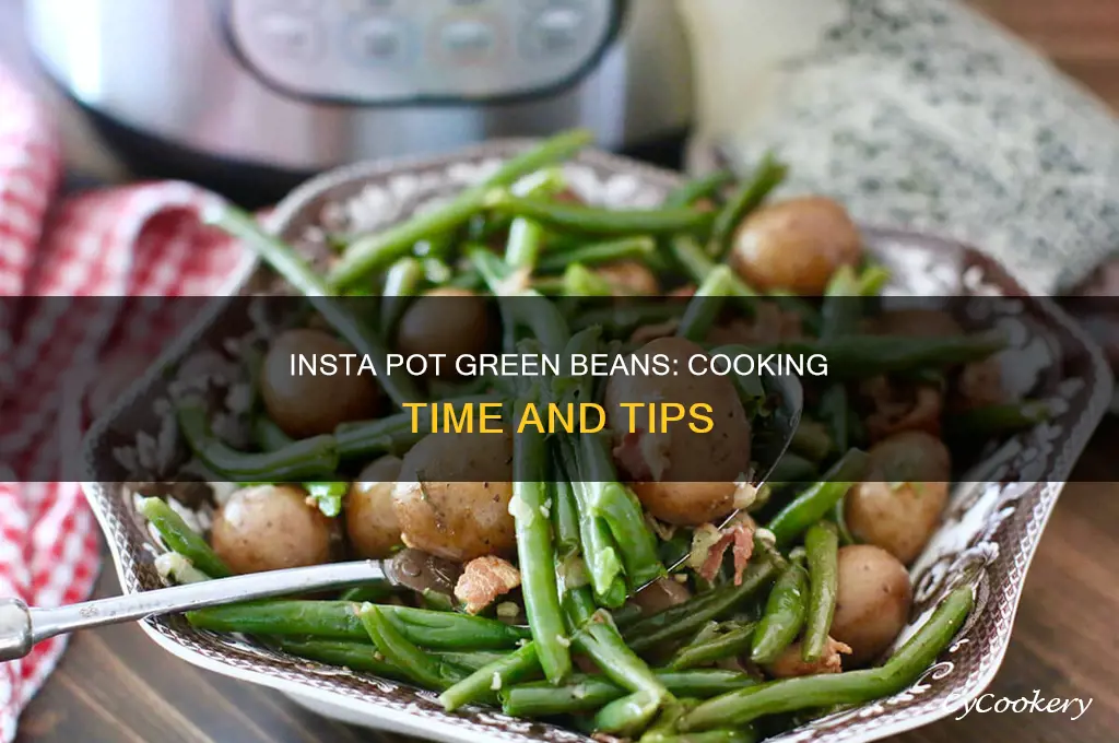 how long to cook green beans in insta pot
