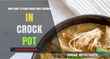 Green Chili Chicken: Crock Pot Cooking Time Guide