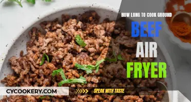 Air Fryer Ground Beef: Perfectly Cooked in 10 Minutes!