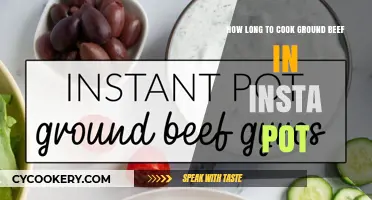 Insta Pot Ground Beef: Perfectly Cooked in Minutes