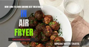 Perfectly Cooked: Air Fryer Ground Beef Meatball Time Guide