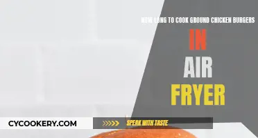 Air-Frying Ground Chicken Burgers: Cook Time Perfection