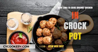 Ground Chicken in a Crock Pot: Cooking Time Perfection