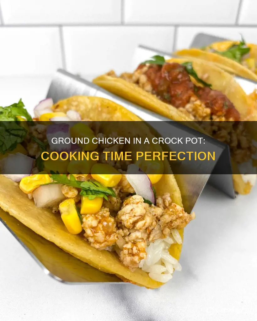 how long to cook ground chicken in crock pot