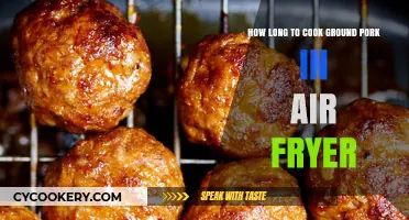 Perfectly Cooked Ground Pork: Air Fryer Times Revealed