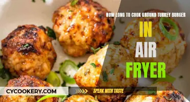 Air Fryer Ground Turkey Burgers: Quick Cooking Guide